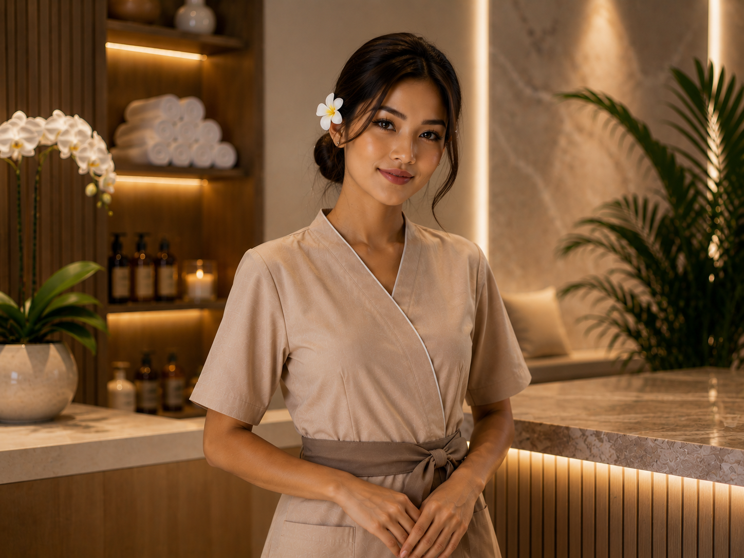 Spa treatment ritual